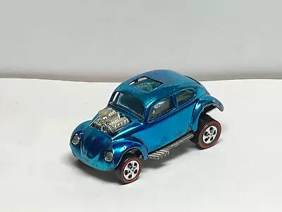 Restored Hot Wheels Redline - 1968 - Custom Volkswagen - Blue • $110