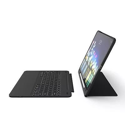 $99 • Buy Zagg Slim Book Go Backlit Slim Keyboard Hinged Case IPad Pro 12.9  3rd Gen 2019