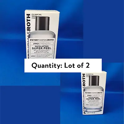 Lot Of 2 - Peter Thomas Roth Pro Strength Exfoliating Super Peel 1.7oz / 50ml • $39.99