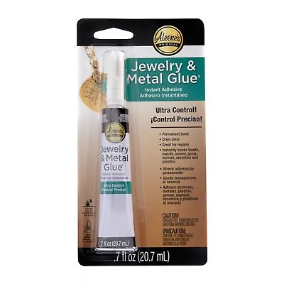 Aleene's 21709 Jewelry & Metal Instant Adhesive Transparent .70 Ounce • $4.36
