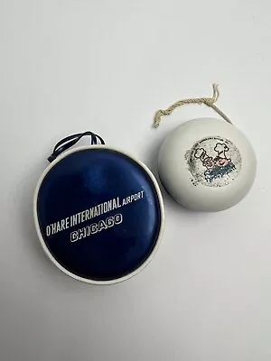 Vtg 1972 Burger Chef & Jeff Yo-Yo Toy W/ Chicago O’Hare Airport Blue Carry Case • $7.99