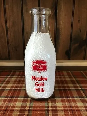 Meadow Gold Milk Bottle • $18