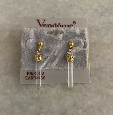 Beautiful Vintage New Old Stock Vendome Crystal Earrings • $15