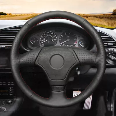 DIY Steering Wheel Cover Custom Full Wrap Stitching For BMW 3 Series E36 E46 • $76.92