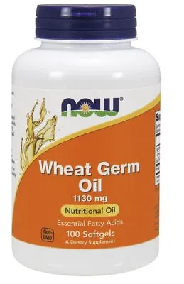 Now Foods Wheat Germ Oil 1130mg 100 Softgel • £21.59