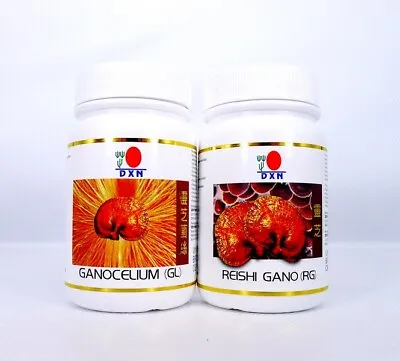 DXN Reishi Gano RG 30 + Ganocelium GL 30 Capsules Ganoderma Lingzhi Express USA • $46.52