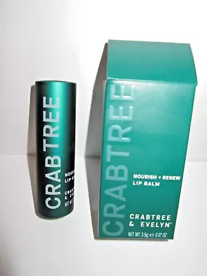 Crabtree & Evelyn Nourish And Renew Lip Balm .12 Oz Full Size Boxed • $9.99