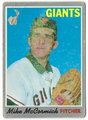 1970 Topps #337 Mike McCormick Poor Crease San Francisco Giants Vintage Card • $3