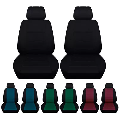 Two Tone Front Seat Covers Fits 1998 1999 2000 Volkswagen Beetle Seat Covers • $79.99