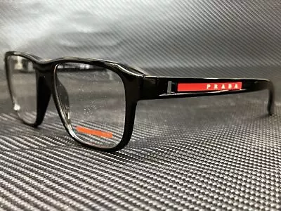 PRADA LINEA ROSSA PS 04NV 1AB1O1 Black Pillow 54 Mm Men's Eyeglasses • $141.75