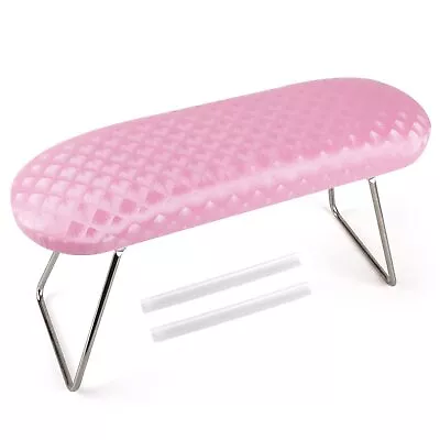Nail Arm Rest Microfiber PU Leather Manicure Arm Rest For Nails Professional H • $14.14