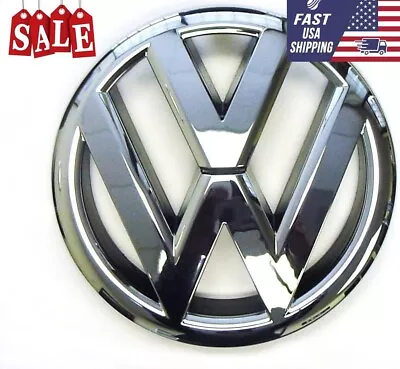 VW 2011-14 MK6 Emblem Jetta-Sedan Volkswagen Front Grille Chrome Badge Logo • $36.99