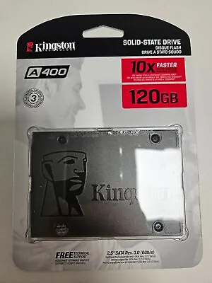 Kingston A400 SSD 2.5   120GB SATA III Solid State Drive Retail Wrapped • £16.99