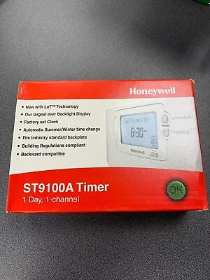 Honeywell ST9100A1008 1 Day Single Channel Timer • £42.50