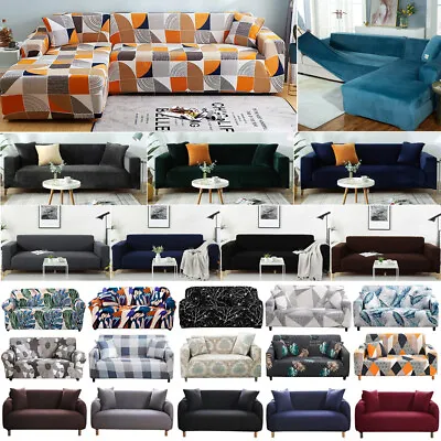 High Stretch Sofa Covers 1 2 3 4 Seater Lounge Slipcover Protector Couch Cover • $9.99