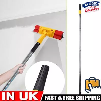 Retractable Paint Roller Extension Pole Detachable Clean Brush Extender Stick • £7.69