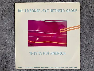 DAVID BOWIE - This Is Not America - 12” Single Vinyl - 1985 - EX/EX • £4.99