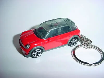 HOT 3D RED MINI COOPER COUNTRYMAN CUSTOM KEYCHAIN KEY Keyring Ornament Matchbox • $14.83