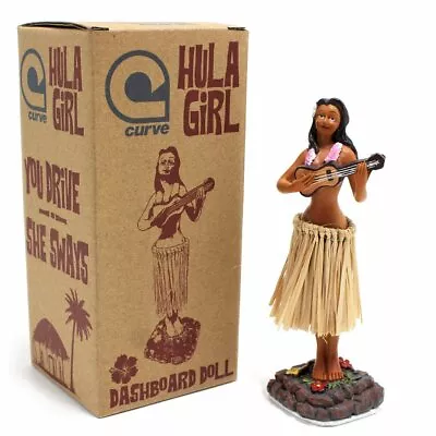 Hula Girl Dashboard Doll - Hawaii Dancing Girl • $36.25