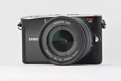 [NEAR MINT] Samsung NX100 | 14.6MP Mirrorless Camera W/ 18-55mm OIS Kit Lens • $169.99