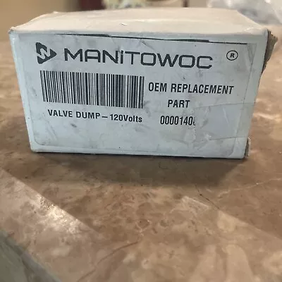 NEW OEM MANITOWOC ICE 000001767 1767 14062 Replacement Water Dump Solenoid Valve • $50