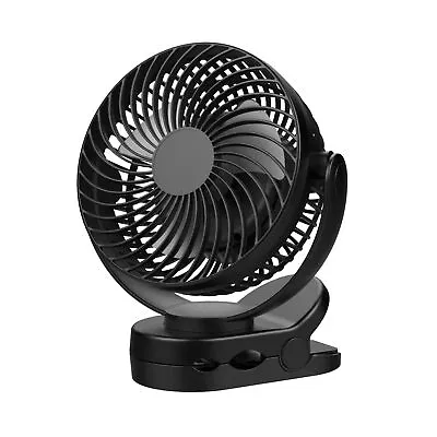 $45.10 • Buy Gominimo 10000mAh USB Rechargeable Clip On Fan With Hook And LED Light