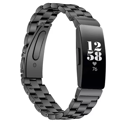 Replacement Metal Stainless Steel Strap Bracelet Watch Band For Fitbit Inspire 2 • $27.34