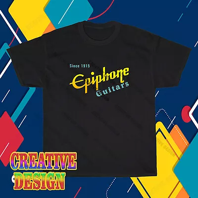 Epiphone Quality Since 1915 Guitars Logo Funny T-Shirt Size S To 5XL • $23