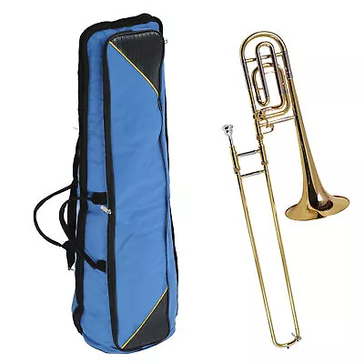 (Blue)Trombone Bag Oxford Cloth Tenor Trombones Gig Case Bags Musical • $27.07