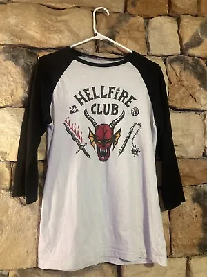S Hellfire Club Stranger Things Netflix Long Sleeve Shirt Metallica Metal Slayer • $15