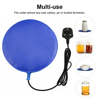 25W Fermentation Heating Pad 10.6  Plant Home Brew Beer Wine Making Heater New • £17.32