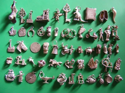 £8.99 • Buy Za Vintage Sterling Silver Charms Charm Cow Dolphin Ship Swan Bell Cherub Horse