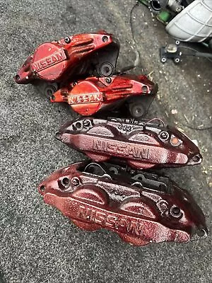 90-96 Nissan 300ZX Z32 Non Turbo Front & Rear Left & Right Brake Caliper OEM • $509.15