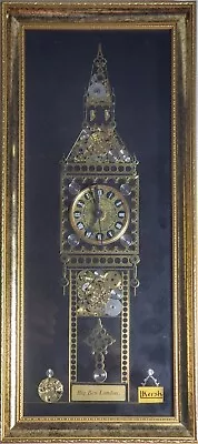 Big Ben Clock Lkersh Horological Collage Working  Very Detailed! Signed  England • $120