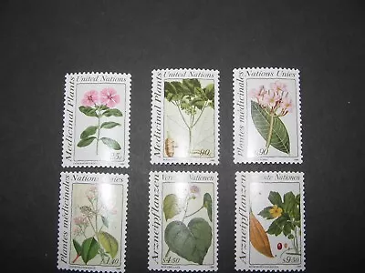 United Nations 1990 Medicinal Plants - 6 MNH Stamps • £2.99