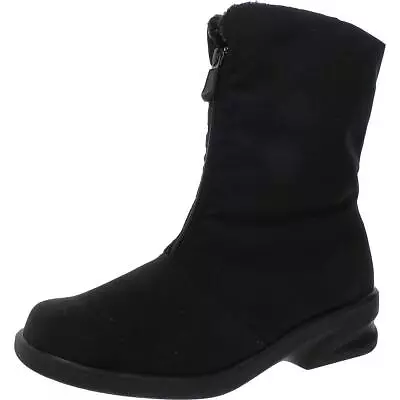 Toe Warmers Womens Michelle Black Winter Boots Shoes 10 Wide (CDW) BHFO 2997 • $37.99
