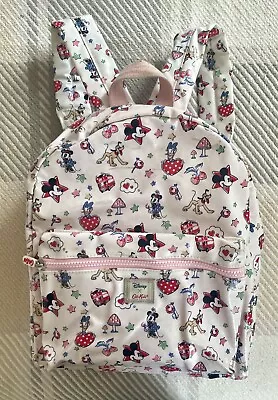 🐭 CATH KIDSTON ● Oilcloth ~ DISNEY THEMED MINNIE MOUSE ~ Backpack/Rucksack/Bag • £14.99