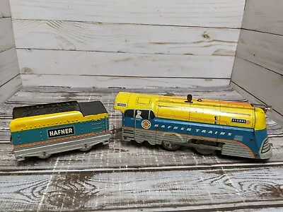 Hafner Tin Locomotive Windup Toy Train • $49.99