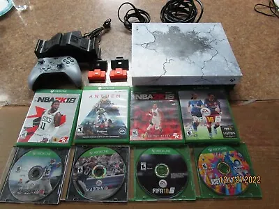 Xbox One X 1TB Gears 5 Console Bundle W/Controllers 13 Games - (You Choose 5) • $375