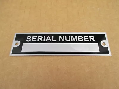 Serial Number Tag Plate Cargo Utility Flatbed Landscape Trailer WITH HARDWARE • $9