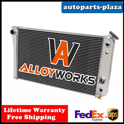 Fits Chevy 1984-1990 Corvette L83 S10 5.7L V8 Conversion 4 Row Aluminum Radiator • $199