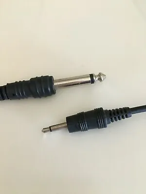 £9 • Buy 1/4  Mono Jack Male To 1/8  Mono Jack Male - 3m Cable Lead