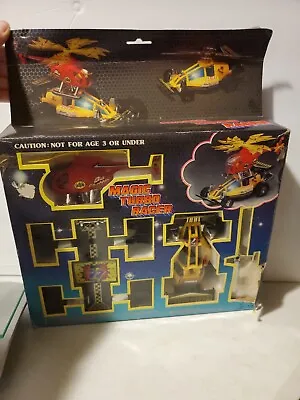 Vintage Son Ai Toys NIB Magic Turbo Racer Car & Jet Chopper Helicopter 1985 • $120.50