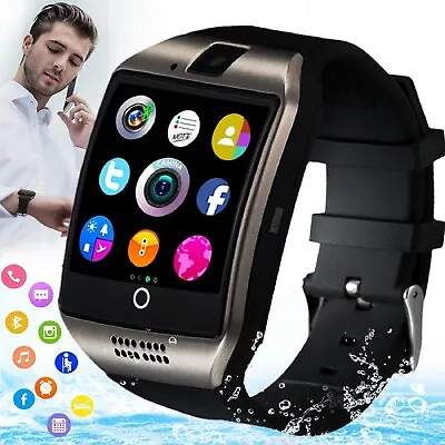 Q18 Bluetooth Android Smart Watch For Men Women Call GPS Fitness Wrist Bracelet • $36.49