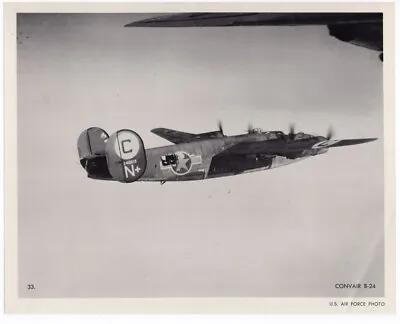 WW2 USAAF B-24 Liberator Bomber 240619 8x10 Collotype Print News Photo • $7.99