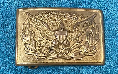 Antique Style Civil War American Eagle Belt Plate Buckle - Free Shipping • $19