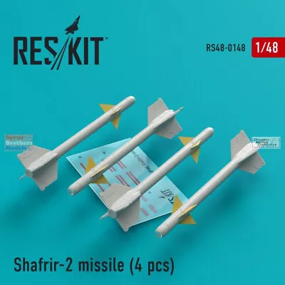 RESRS480148 1:48 ResKit Shafrir-2 Missile Set • $15.99