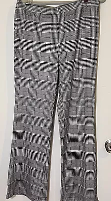 SHEIN Curve Women's Flare Leggings Pants Houndstooth Black White Size 2XLG EUC • $5