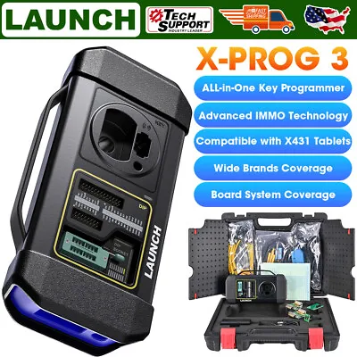 Launch X-Prog 3 Advanced Immobilizer & Key Programmer For X431 V PRO V+ PAD VII • $529