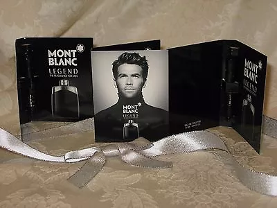 Mont Blanc 'Legend'  Men's Eau De Toilette. Lot Of 3. 1.2 Ml/.04 Fl Oz Each • $8.64